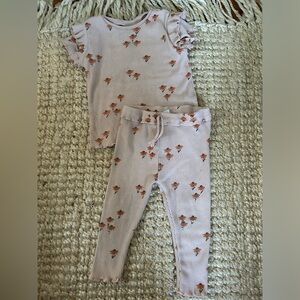 Zara girls floral set